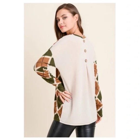 🍁🍂 Argyle top - Picture 6 of 6